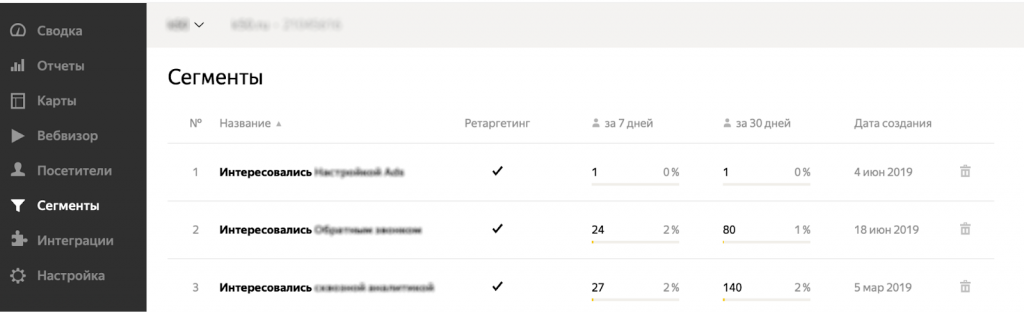 Сегменты